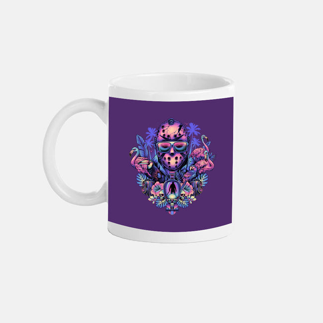 Tropical Camper-none glossy mug-glitchygorilla