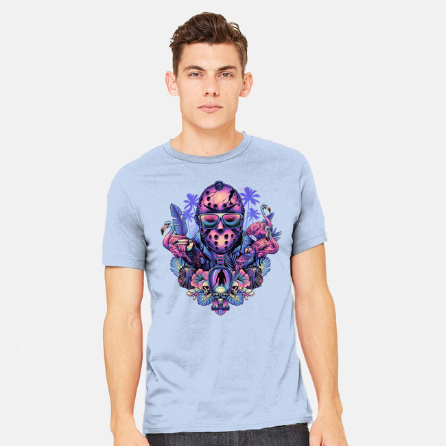 Tropical Camper-mens heavyweight tee-glitchygorilla