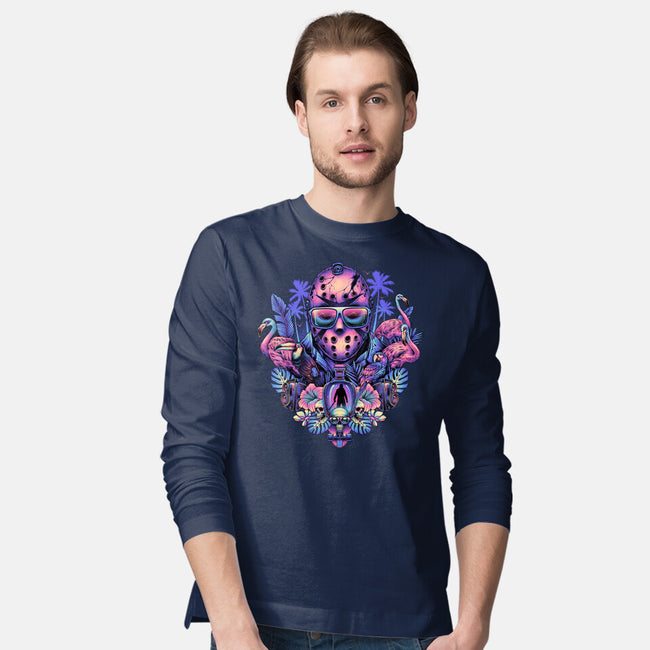 Tropical Camper-mens long sleeved tee-glitchygorilla