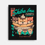 Shiba Inu Flavors-none stretched canvas-eduely