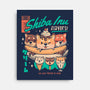 Shiba Inu Flavors-none stretched canvas-eduely