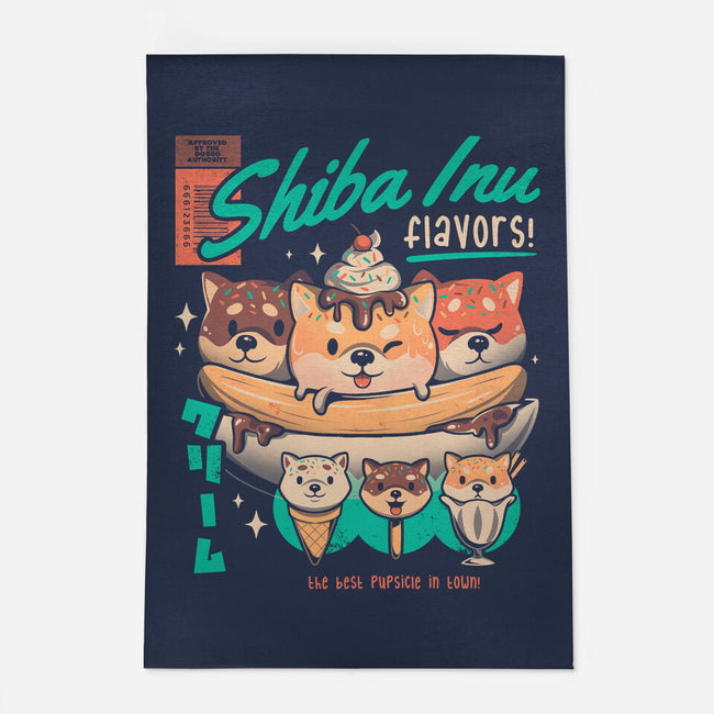 Shiba Inu Flavors-none outdoor rug-eduely