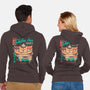 Shiba Inu Flavors-unisex zip-up sweatshirt-eduely