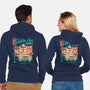 Shiba Inu Flavors-unisex zip-up sweatshirt-eduely