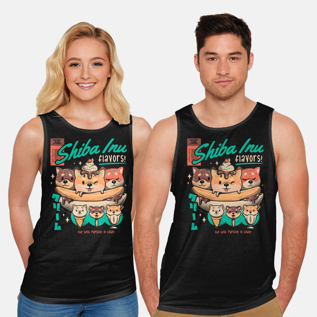 Shiba Inu Flavors-unisex basic tank-eduely