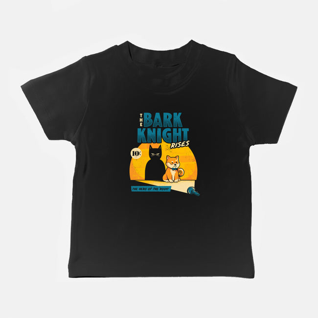 The Bark Knight-baby basic tee-eduely