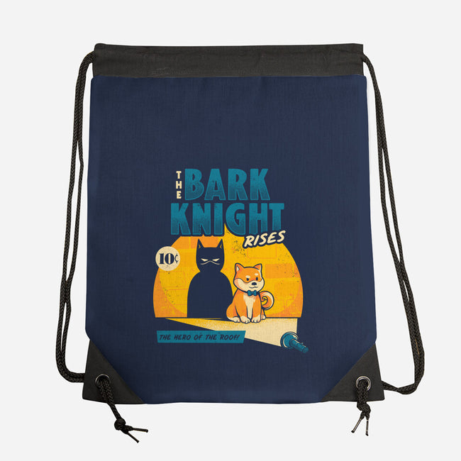 The Bark Knight-none drawstring bag-eduely