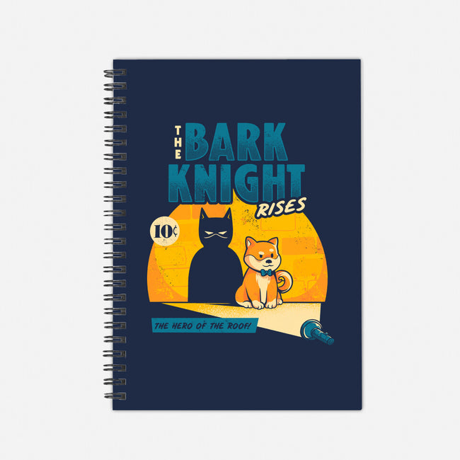 The Bark Knight-none dot grid notebook-eduely