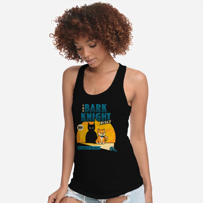 The Bark Knight-womens racerback tank-eduely