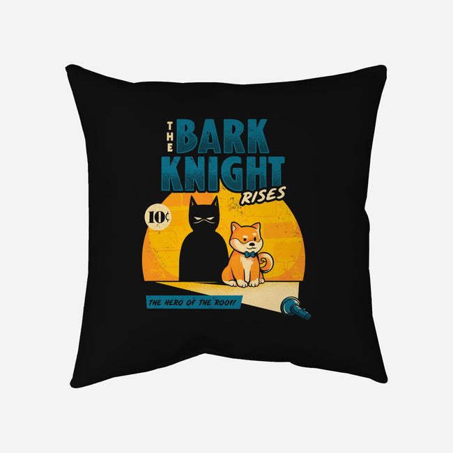 The Bark Knight-none removable cover w insert throw pillow-eduely
