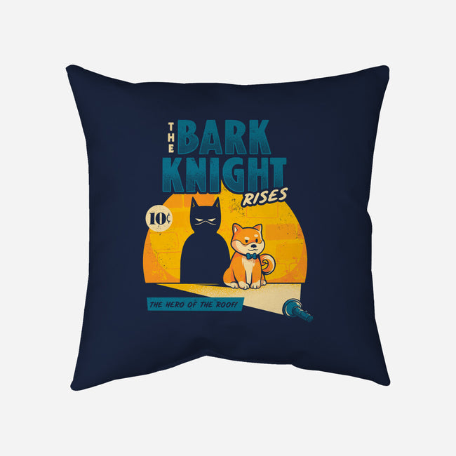 The Bark Knight-none removable cover w insert throw pillow-eduely
