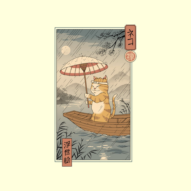 Neko Boat In Edo-none zippered laptop sleeve-vp021