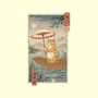 Neko Boat In Edo-none removable cover w insert throw pillow-vp021