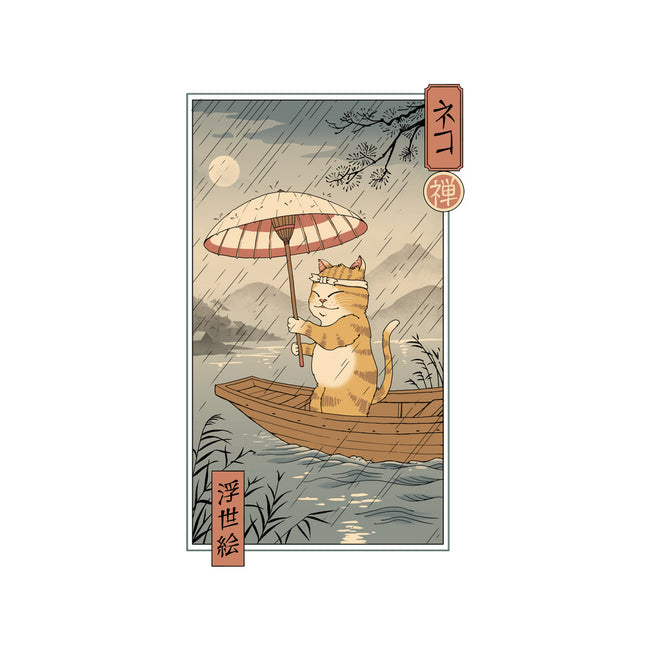 Neko Boat In Edo-womens v-neck tee-vp021