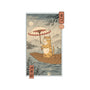 Neko Boat In Edo-womens v-neck tee-vp021