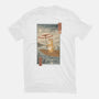 Neko Boat In Edo-womens basic tee-vp021