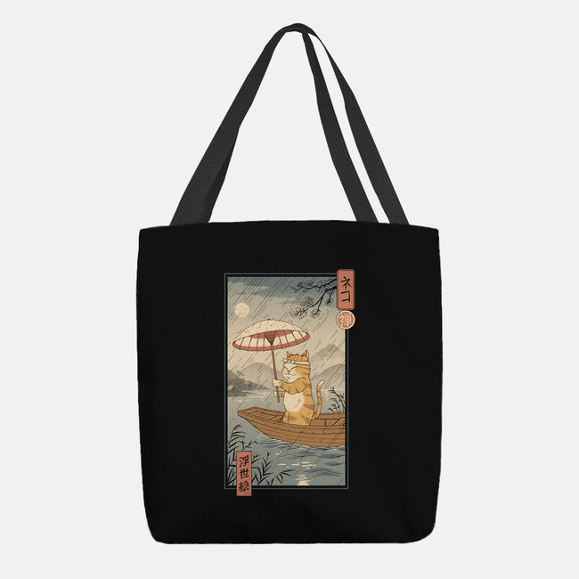 Neko Boat In Edo-none basic tote bag-vp021