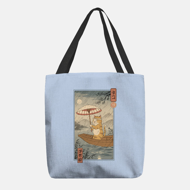 Neko Boat In Edo-none basic tote bag-vp021