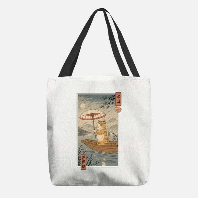 Neko Boat In Edo-none basic tote bag-vp021