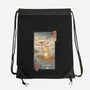 Neko Boat In Edo-none drawstring bag-vp021