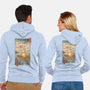 Neko Boat In Edo-unisex zip-up sweatshirt-vp021