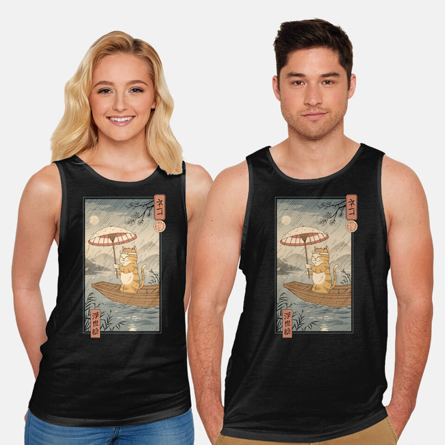 Neko Boat In Edo-unisex basic tank-vp021