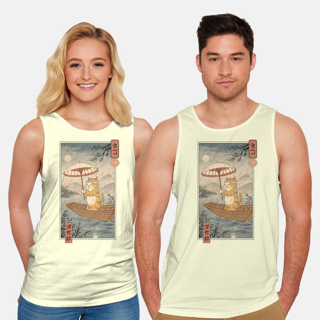 Neko Boat In Edo-unisex basic tank-vp021