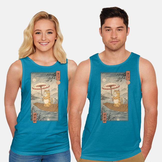 Neko Boat In Edo-unisex basic tank-vp021