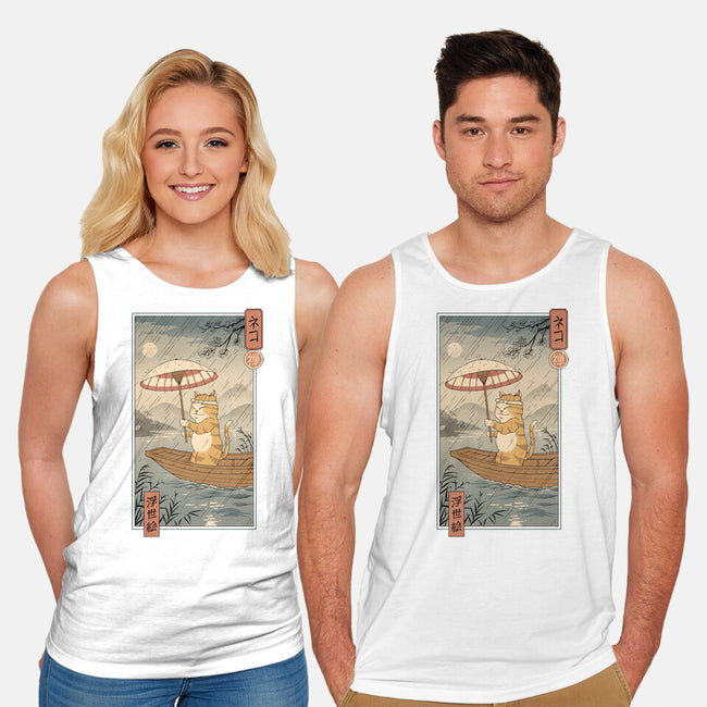 Neko Boat In Edo-unisex basic tank-vp021