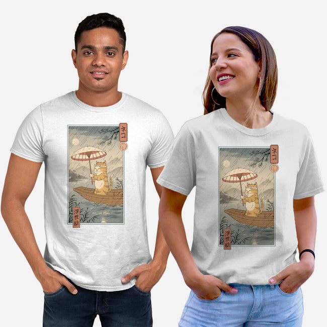 Neko Boat In Edo-unisex basic tee-vp021