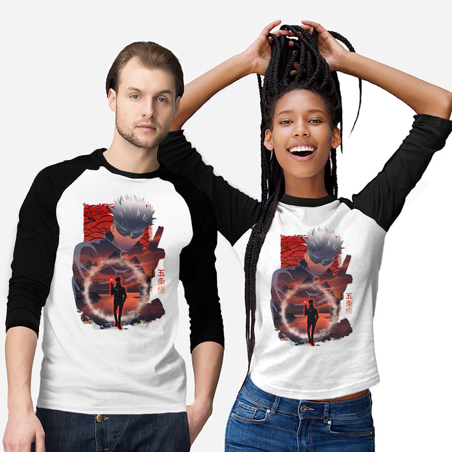 Gojo-unisex baseball tee-sacca