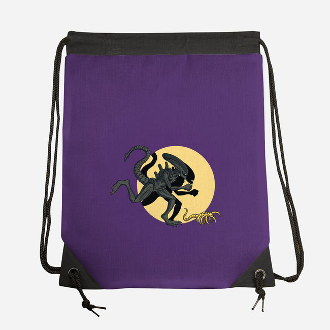 Xenomorph Adventures-none drawstring bag-jasesa