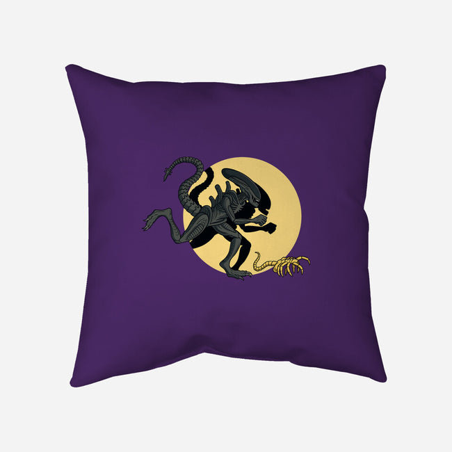 Xenomorph Adventures-none removable cover w insert throw pillow-jasesa