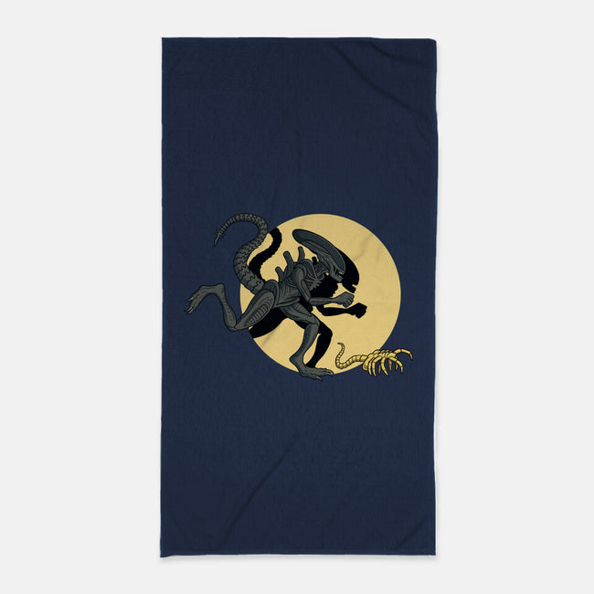 Xenomorph Adventures-none beach towel-jasesa