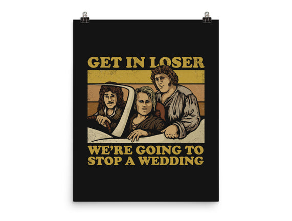 We're Going To Stop A Wedding