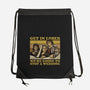 We're Going To Stop A Wedding-none drawstring bag-kg07