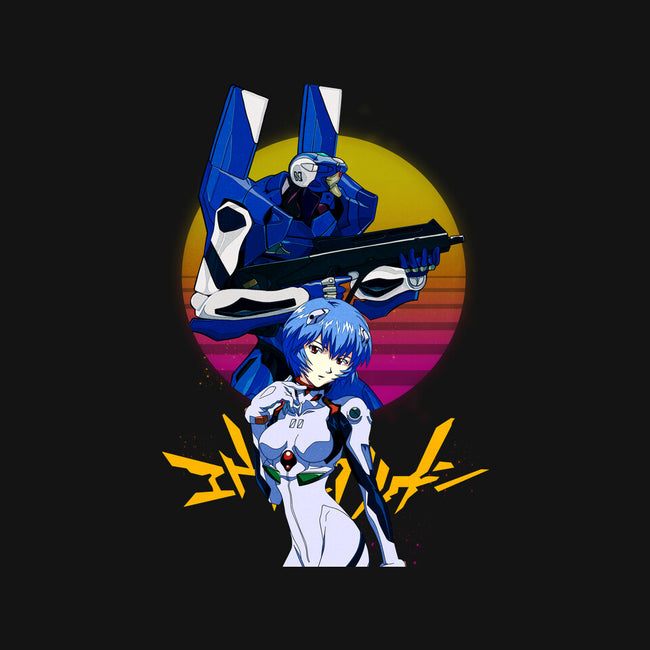 Retro Eva 00 And Rei-none removable cover w insert throw pillow-rondes