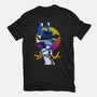 Retro Eva 00 And Rei-womens fitted tee-rondes