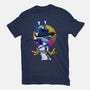 Retro Eva 00 And Rei-mens basic tee-rondes