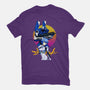 Retro Eva 00 And Rei-mens basic tee-rondes