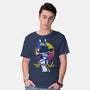Retro Eva 00 And Rei-mens basic tee-rondes
