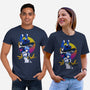 Retro Eva 00 And Rei-unisex basic tee-rondes