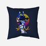 Retro Eva 00 And Rei-none removable cover w insert throw pillow-rondes