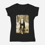 Spirit Land-womens v-neck tee-rondes