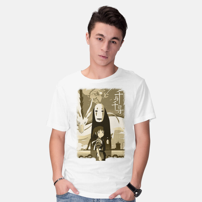 Spirit Land-mens basic tee-rondes