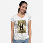 Spirit Land-womens v-neck tee-rondes