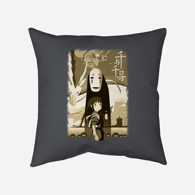 Spirit Land-none removable cover w insert throw pillow-rondes
