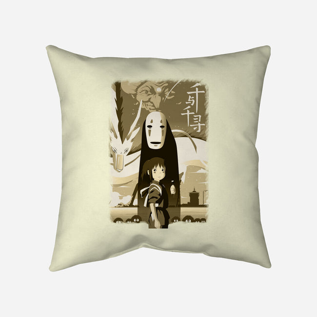 Spirit Land-none removable cover w insert throw pillow-rondes