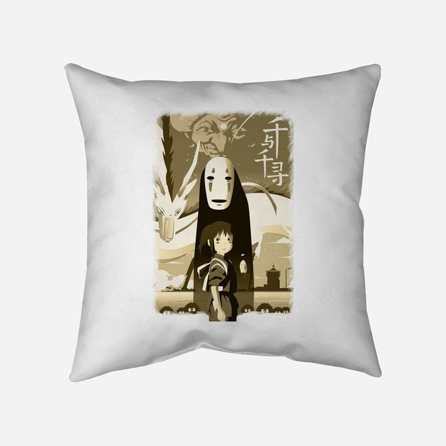 Spirit Land-none removable cover w insert throw pillow-rondes