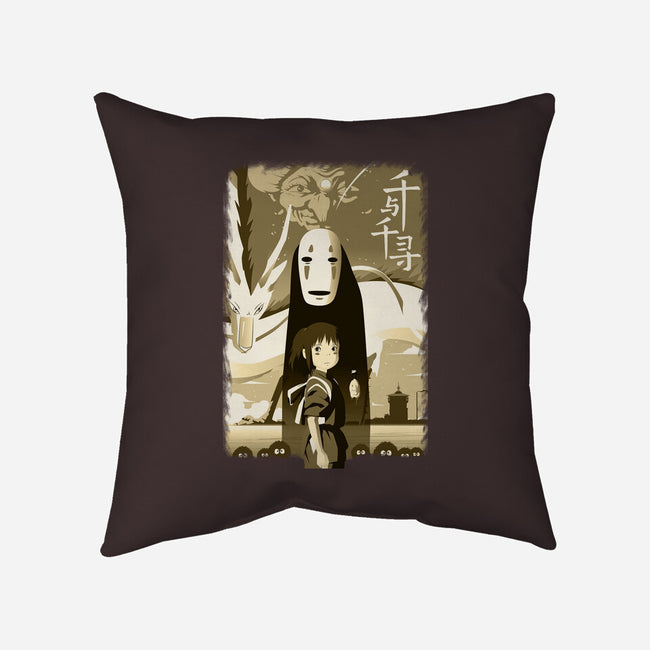 Spirit Land-none removable cover throw pillow-rondes